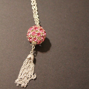 Pink Zircon ball beautiful seating in round ball